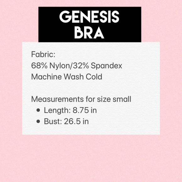 SOLD OUT——Free People Movement Genesis Bra in Pink - Picture 7 of 7